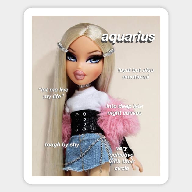 aquarius bratz Sticker by ematzzz